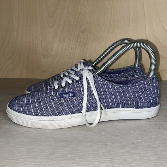 Vans Authentic Blue Stripe TB9C Women's 6 - Picture 1 of 10